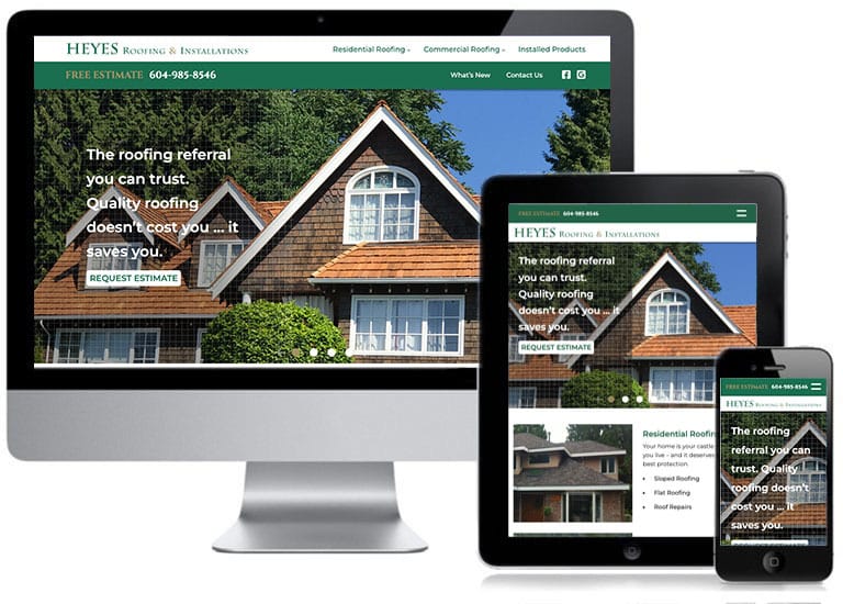 Roofing Website Design | Website Development for Roofing Websites | Website Design for Roofers