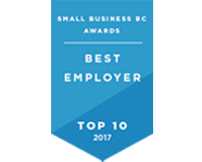 Longevity Graphics nominated for best employer award through Small Business BC.