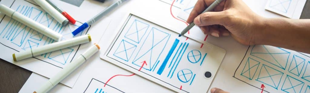 web design wireframes