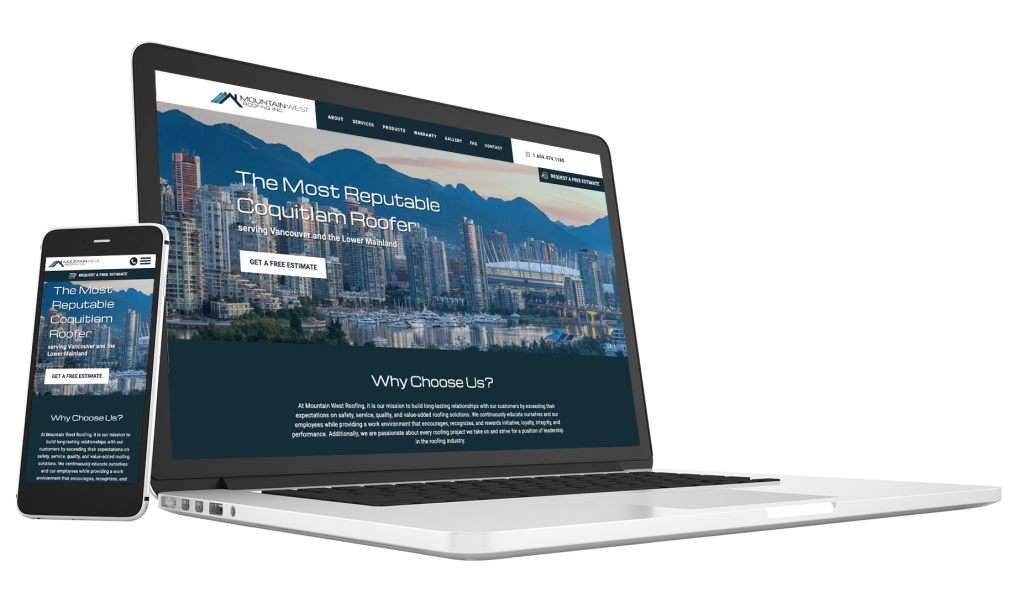 Maple Ridge Web Design Project - Mountain West Roofing